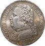5 francs Louis XVIII (Buste habillé)